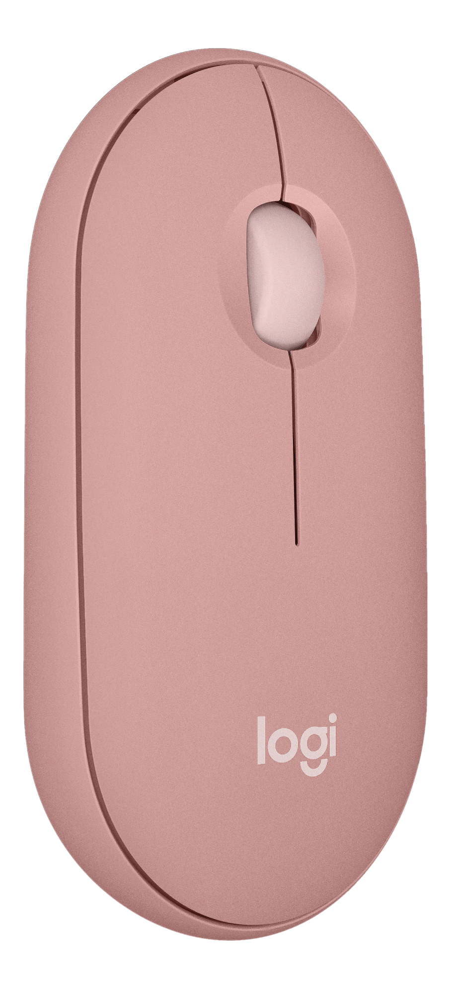 LOGITECH Pebble Mouse 2 M350s - Souris Bluetooth (Rose)