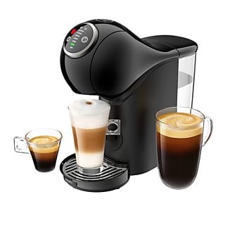 Cafetera de cápsulas - Nescafé Dolce Gusto Krups Genio S Plus KP3408, 1500 W, 15 Bar, 0.8 L, Selector de Temperatura, Intensidad Ajustable, Negro