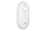 LOGITECH Pebble Mouse 2 M350s - Souris Bluetooth (Blanc)