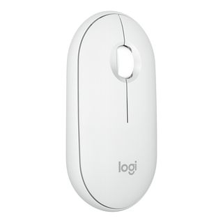 LOGITECH Pebble Mouse 2 M350s - Souris Bluetooth (Blanc)