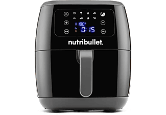 NUTRIBULLET NBA071B Forrólevegős sütő, 1800 W, fekete