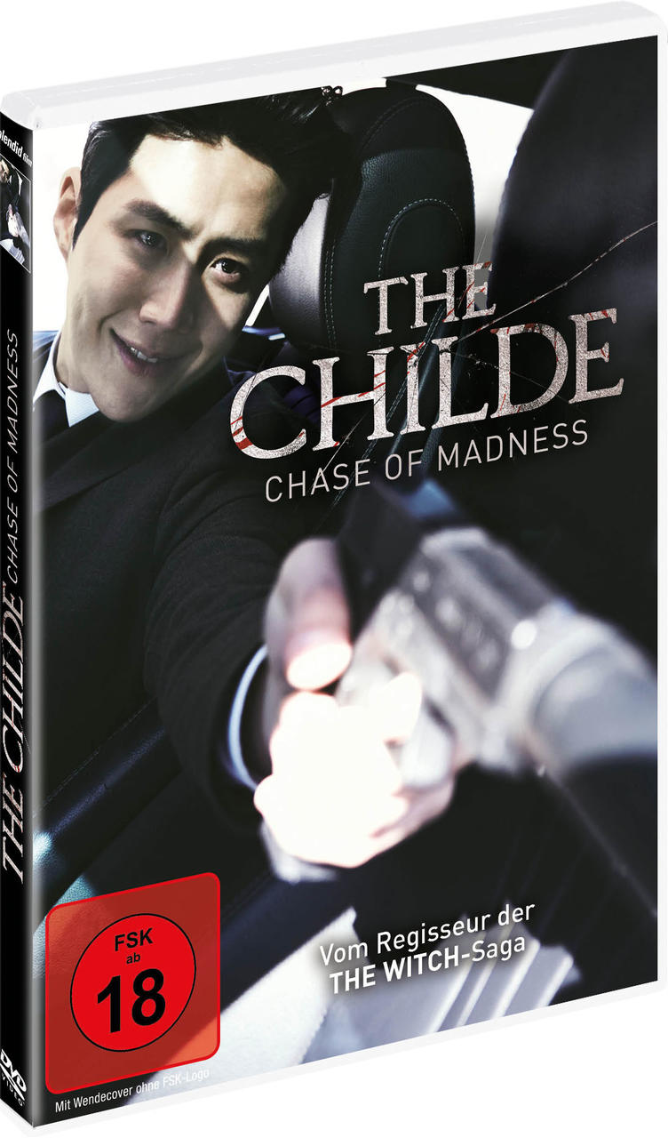 DVD-Hülle: Mann mit Waffe, Titel 'The Childe' und Altersfreigabe 18.