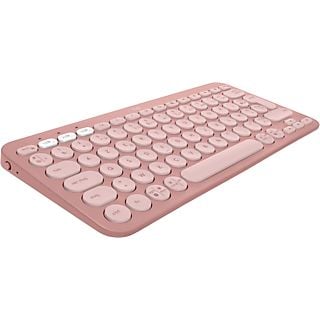 LOGITECH Draadloos toetsenbord Pebble Keys 2 K380s AZERTY Roze (920-011805)