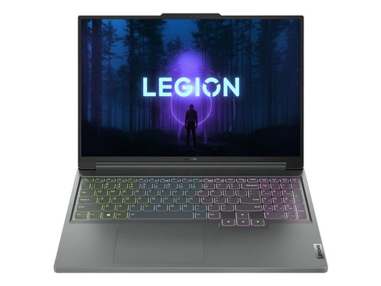 LENOVO Legion Slim 5 16IRH8 - Gaming Notebook, 16 ", Intel® Core™ i7, 512 GB SSD, 16 GB RAM, NVIDIA GeForce RTX™ 4060 (8 GB, GDDR6), Storm Grey