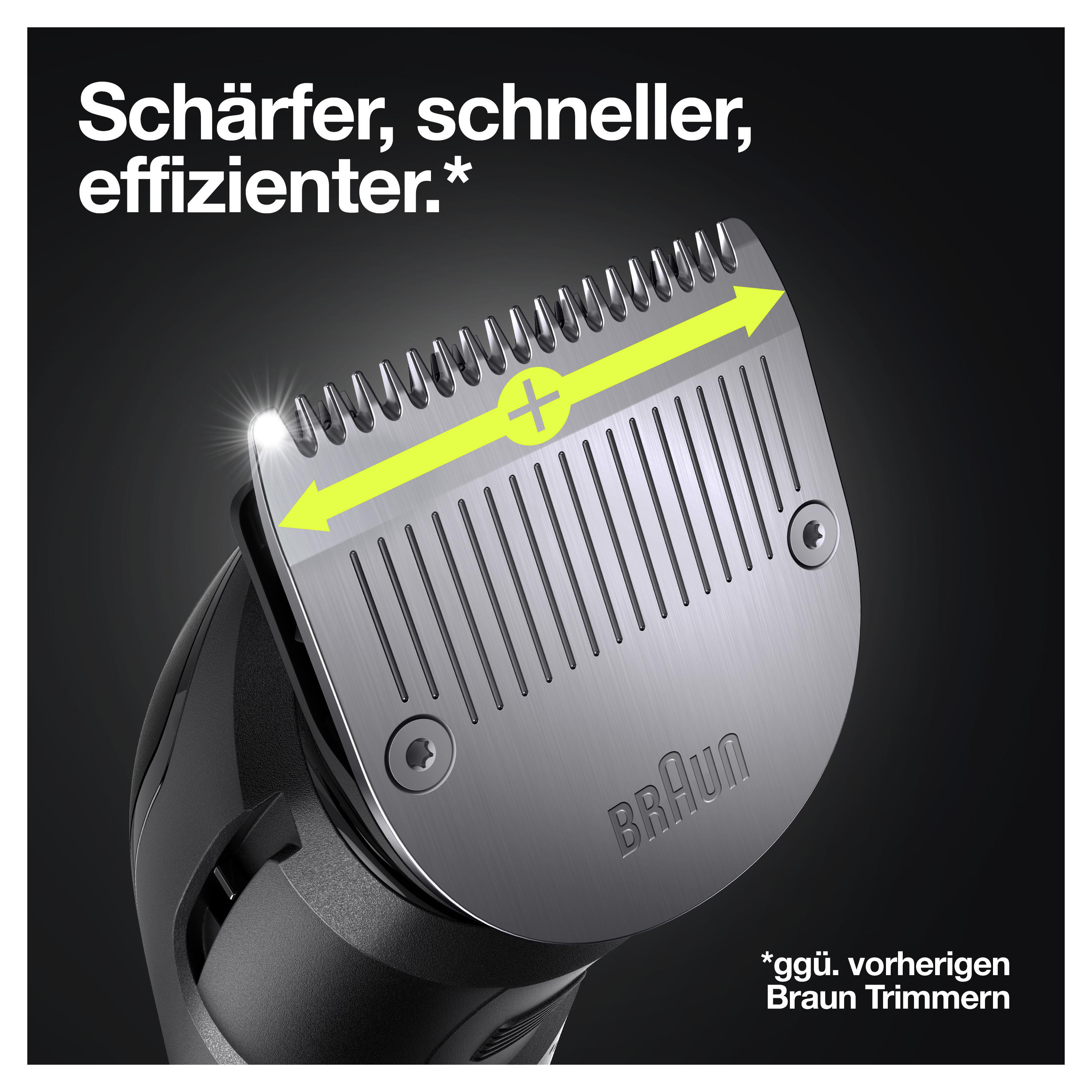 BRAUN MGK 7321, Multigroomer, Black/Slate Grey
