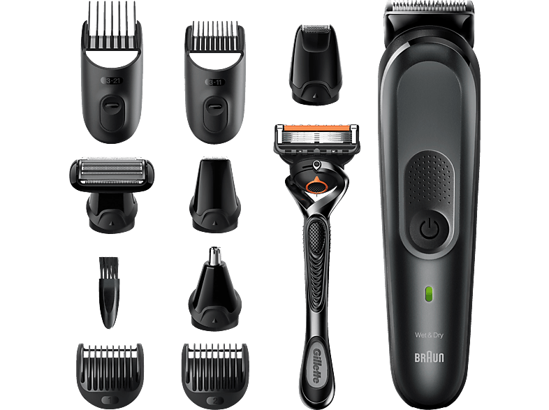 MGK Grey Multigroomer, BRAUN Black/Slate 7321