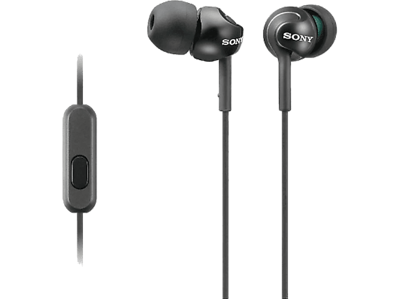 Auriculares de botón  Sony MDR-E9LPB, Iman de Neodimio, Jack 3.5 mm, Cable  Flexible, Negro