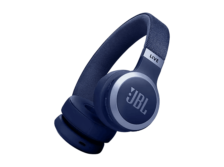 JBL Live 670NC On-Ear Draadloze Hoofdtelefoon met Noise-Cancelling Blauw