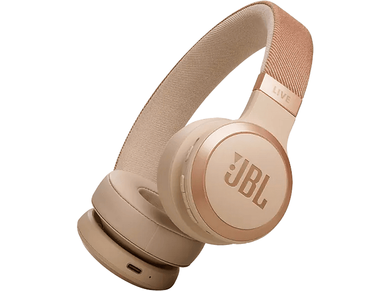 JBL Live 670nc - Draadloze Hoofdtelefoon Beige (jbllive670ncsat)