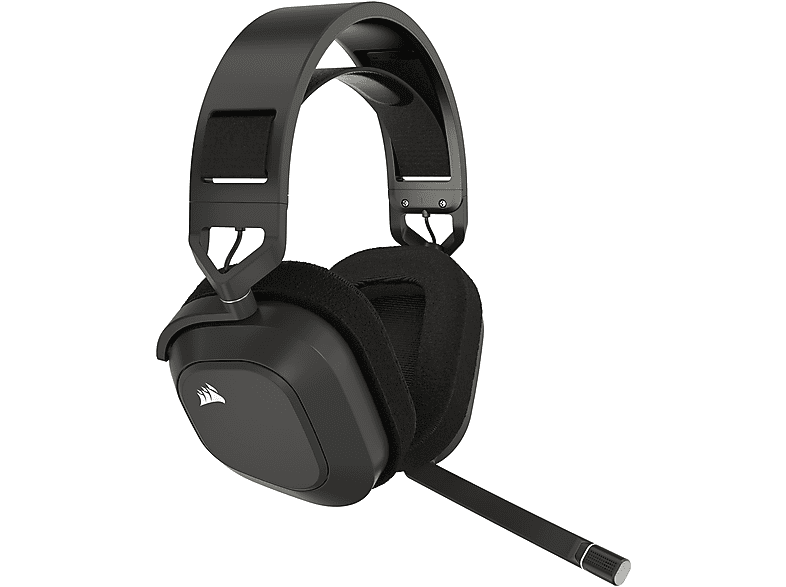Thumbnail - CORSAIR HS80 Max, Over-ear Gaming Headset Bluetooth Stahlgrau