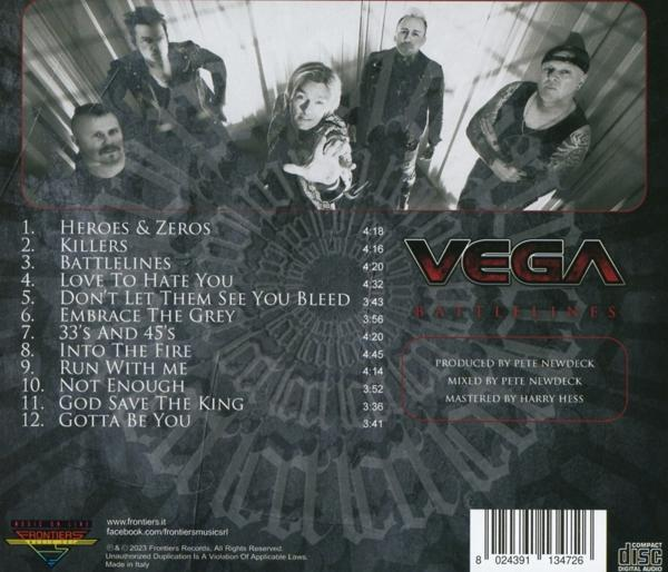 Vega - Battlelines  - (CD)