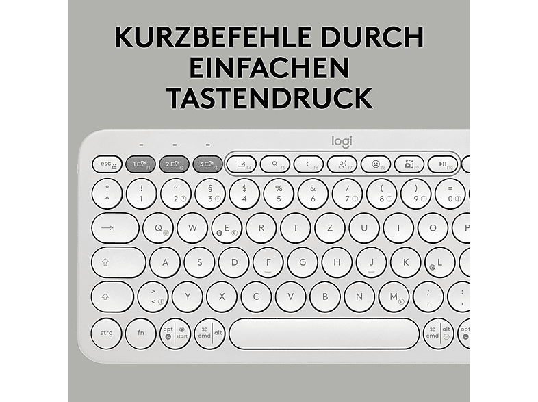 Thumbnail - LOGITECH Pebble Keys 2 K380s, Easy-Switch für Windows, macOS, iPadOS, Android, ChromeOS, Tastatur, Standard, Sonstiges, ...