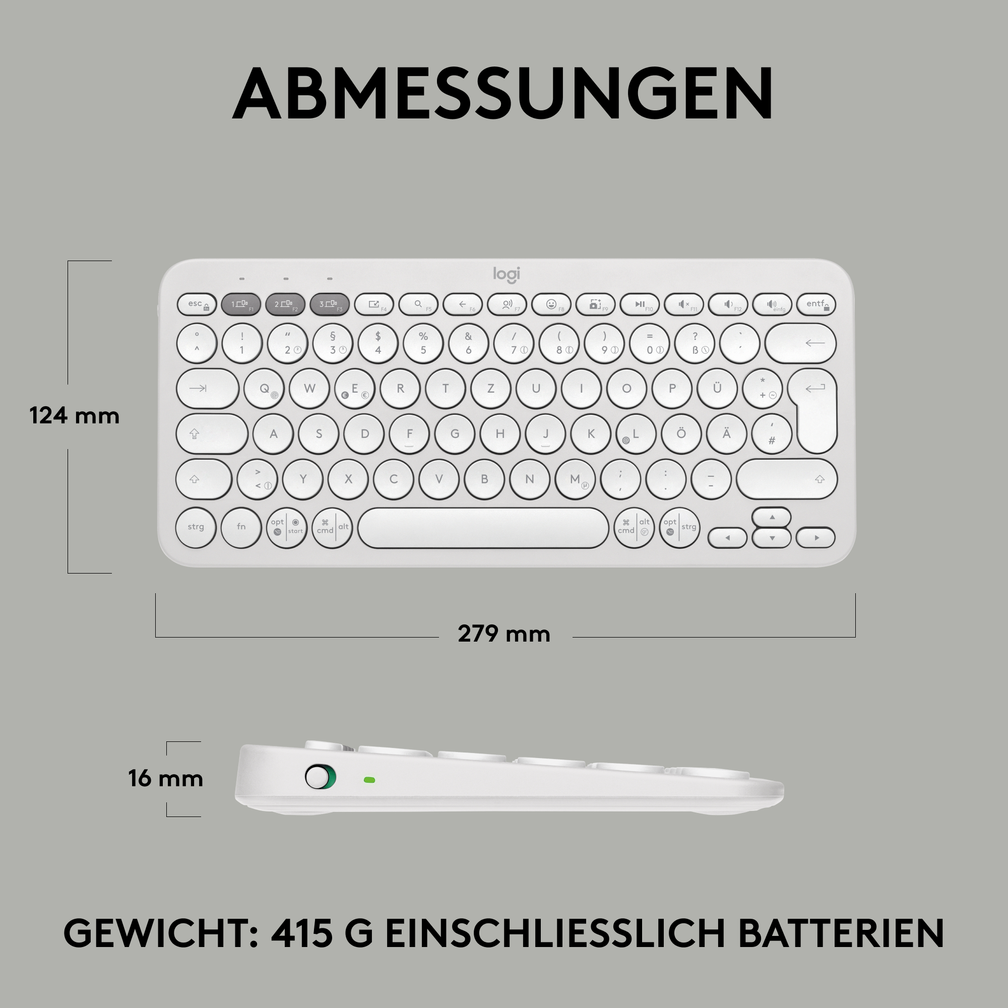 Beiger Wasserkocher mit transparenter Wasserstandsanzeige und Griff.