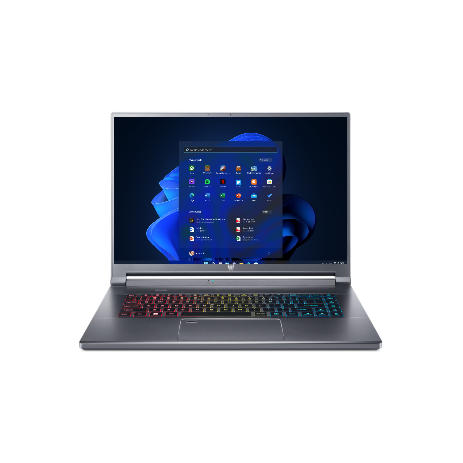 ACER Predator Triton 500 SE PT516-52s-7258 - 16 inch - Intel Core i7 - 16 GB - 1 TB - GeForce RTX 3070 Ti