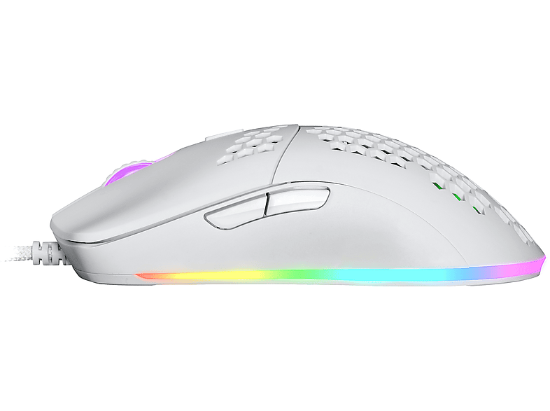 ISY IGM 4000 Gaming Maus, USB-A, 7200 dpi, RGB-LED, Weiß — Foto 2 von 3