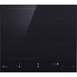Placa inducción - LG CBIZ2435B, 4 Zonas, 1 Zona Flex, 59 cm, Negro