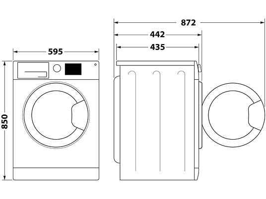 Pralka WHIRLPOOL WRSB 7259 BB EU