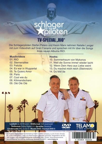 Eine Rückseite einer DVD mit zwei Männern darauf.