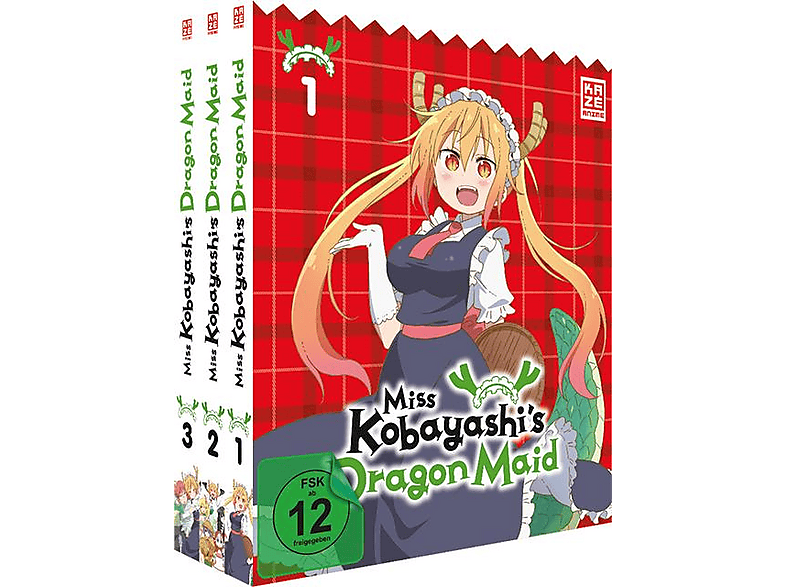 Miss Kobayashis Dragon Maid Staffel 1 Gesamtausgabe Bundle Vol1 3 Dvd Online Kaufen