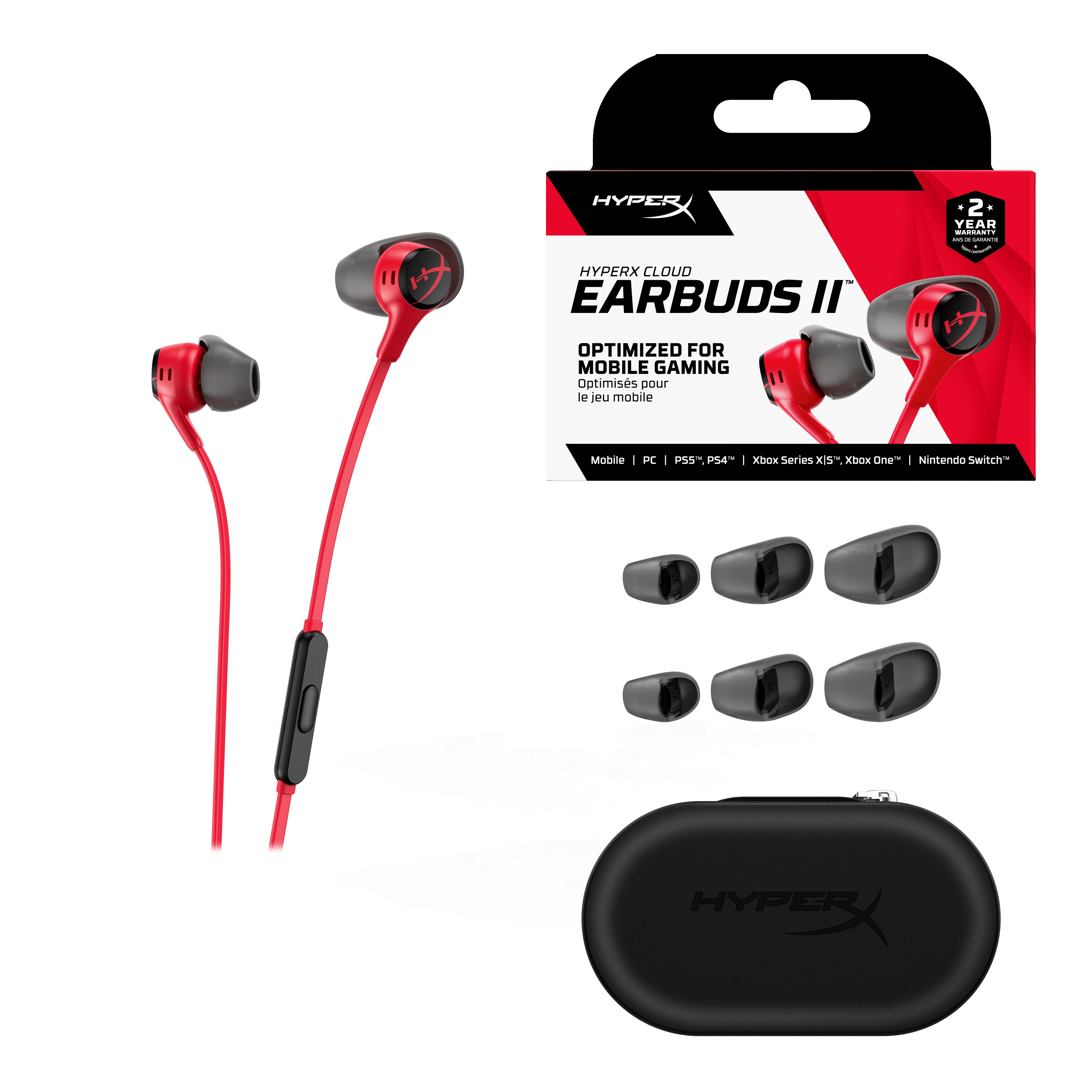 Headset Rot Earbuds In-ear (Rot), HYPERX II Gaming Cloud