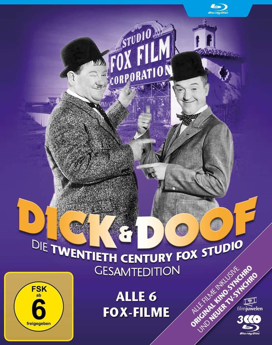 Blu-ray und Fox-Studio-Gesa Dick Doof-Die
