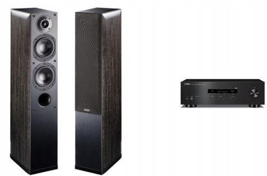 Zestaw stereo YAMAHA R-S202D Czarny + Nota 550 Czarny