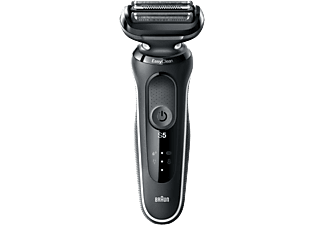 BRAUN 51-W1500s Series 5 Elektromos férfi borotva, trimmelő és szakállvágó fejjel, fekete/fehér