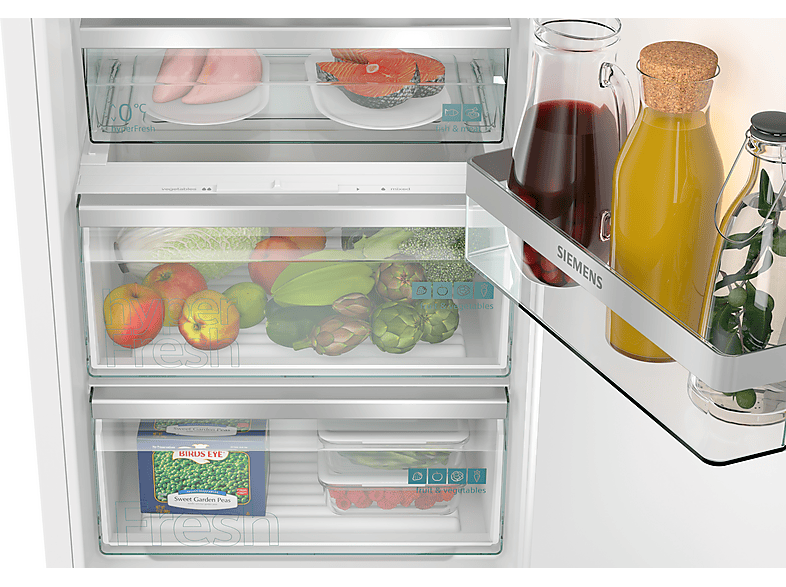 SIEMENS KI81RADD0 iQ500 Einbaukühlschrank (310 l, D, 1772 mm hoch}, Weiß)