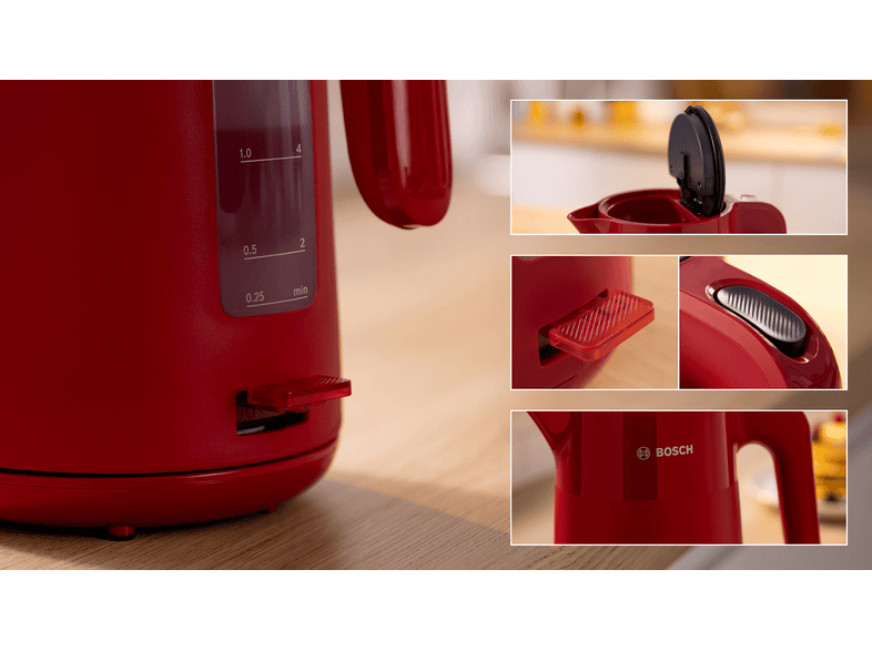 Bosch 1,7L MyMoment, rot Wasserkocher Rot — Foto 2 von 5