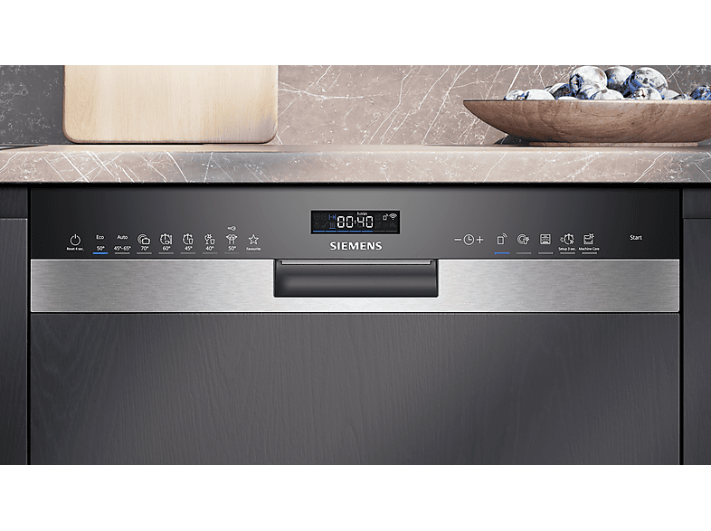 SIEMENS SN55ZS07CE iQ500 Geschirrspüler (teilintegrierbar, 598 mm breit, 40 dB (A), B)