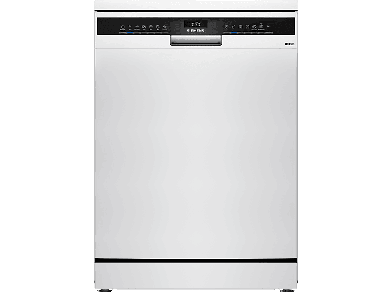 Siemens SN23EW03ME iQ300 Geschirrspüler (Standgerät, Besteckschublade, 600 mm breit, 42 dB(A), B, Weiß)