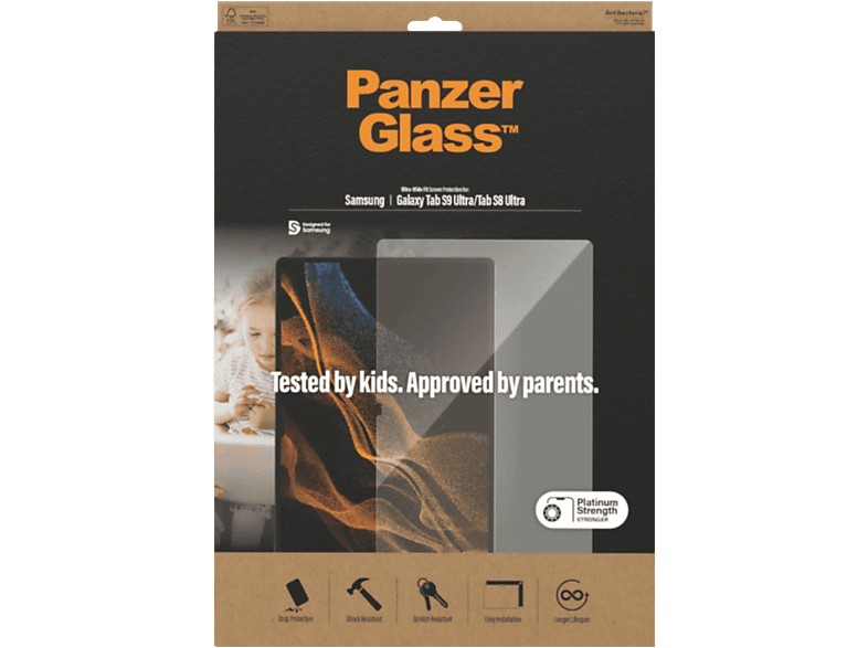 Panzerglass Beschermglas Galaxy Tab S8 Ultra / S9 Transparant (pz-7289)