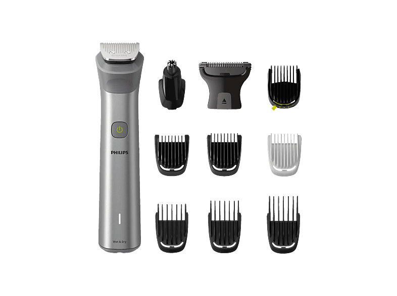 PHILIPS MG5930/15 All-in-One Serie 5000 Multigroomer, Silber Ohren  