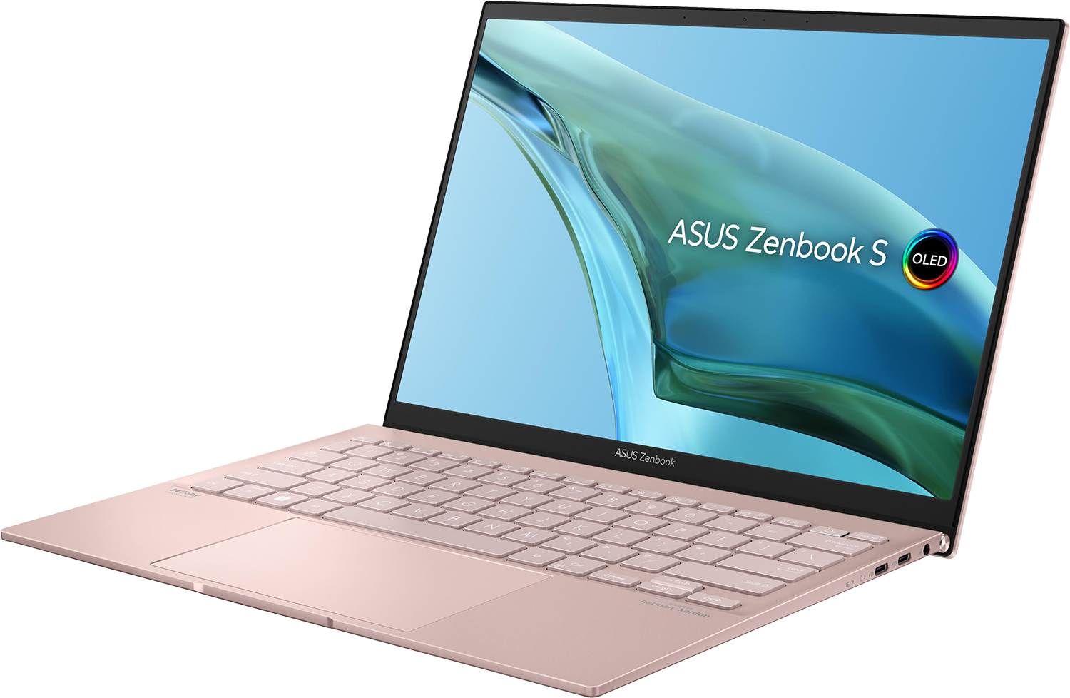 ASUS ZenBook S13 UM5302TA-LV564W Pink Laptop (13,3" 2.8k OLED/Ryzen5/16GB/512 GB SSD/Win11H)