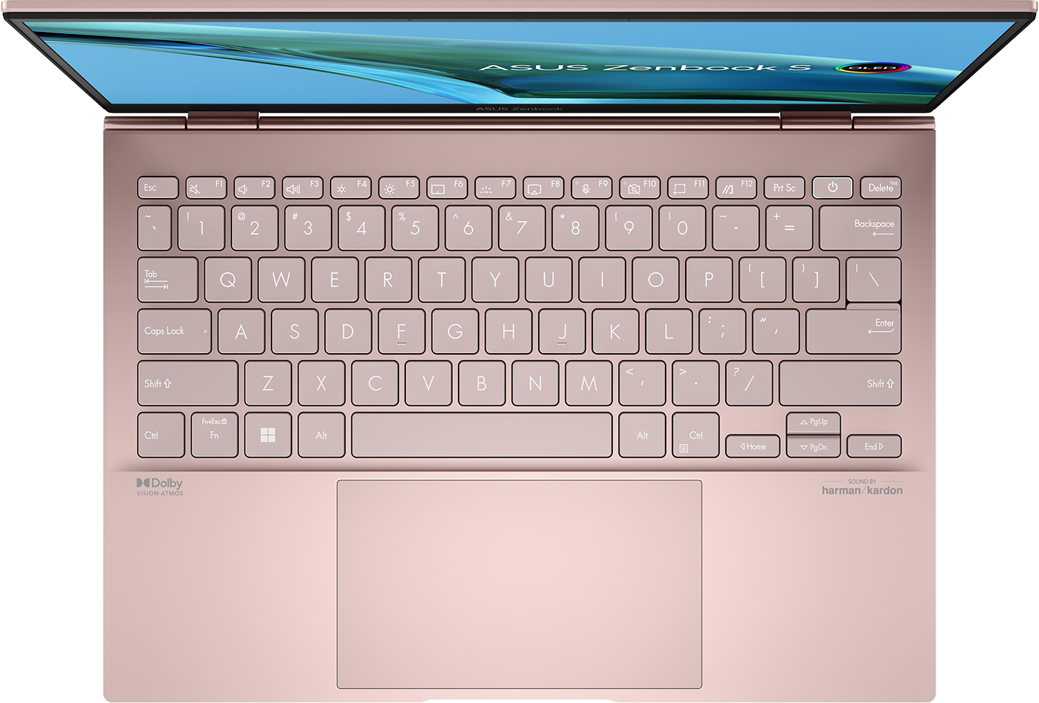 ASUS ZenBook S13 UM5302TA-LV564W Pink Laptop (13,3" 2.8k OLED/Ryzen5/16GB/512 GB SSD/Win11H)