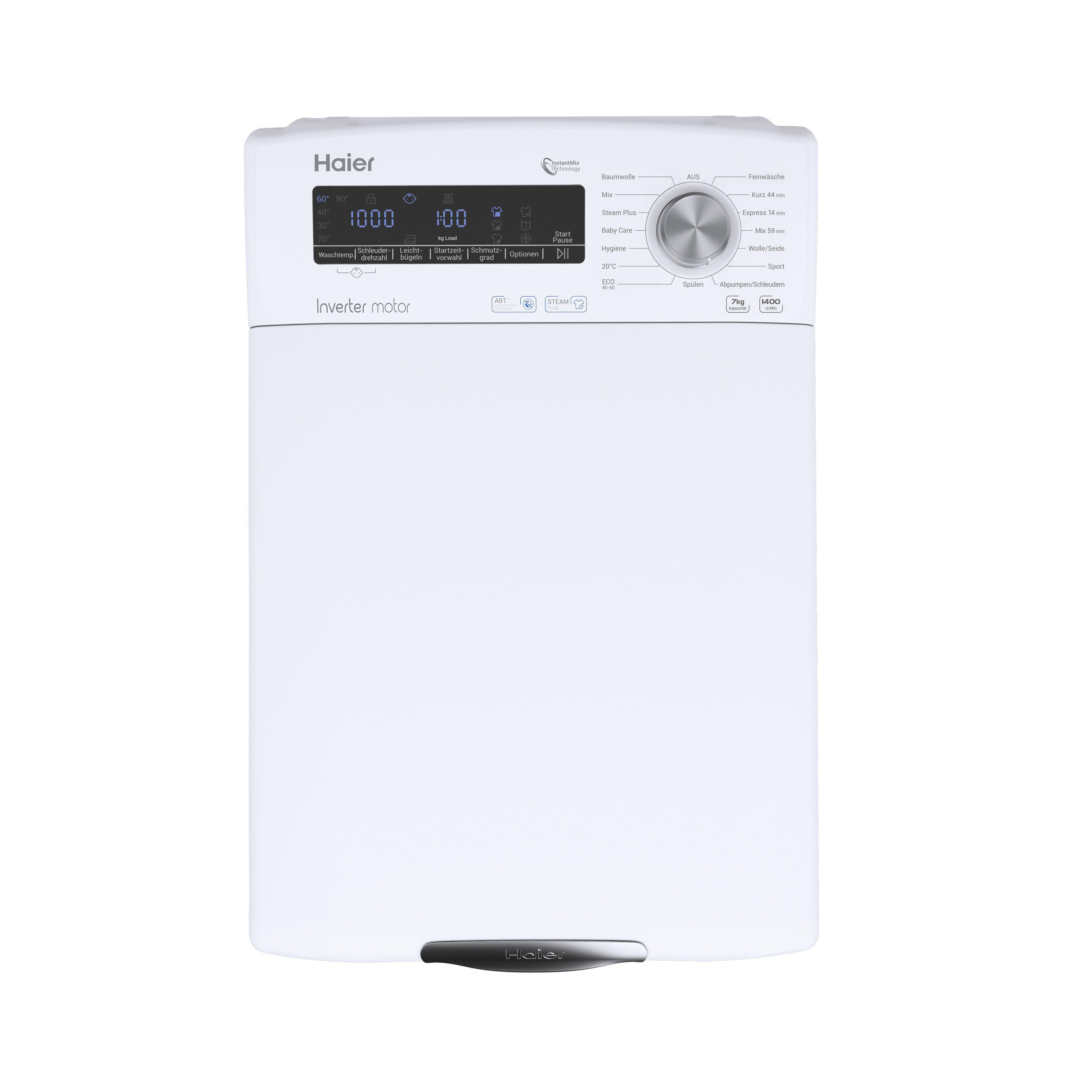 HAIER RTXSGP47TMSCE-84 Toplader-Waschmaschine (7 kg, 1351 U/Min., B)
