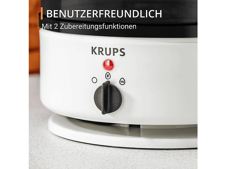 Krups EG2301 Ovomat Super Eierkocher (Anzahl Eier: 7, Weiß) — Foto 3 von 5