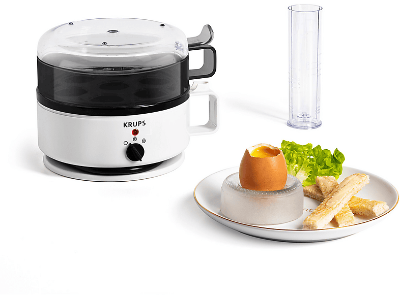 Krups EG2301 Ovomat Super Eierkocher (Anzahl Eier: 7, Weiß)