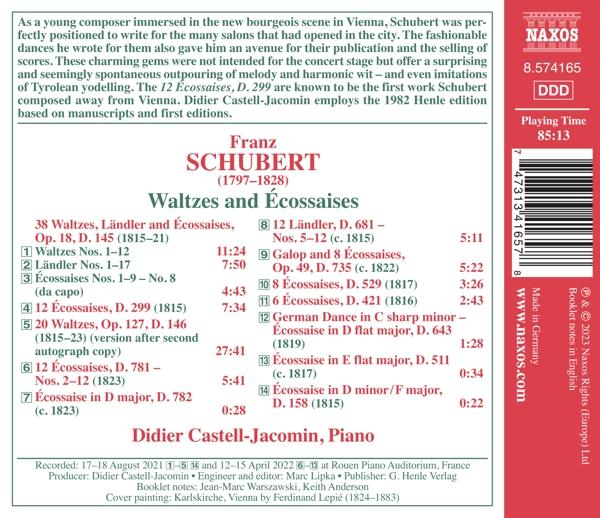 Didier Castell-jacomin - Waltzes and Écossaises  - (CD)