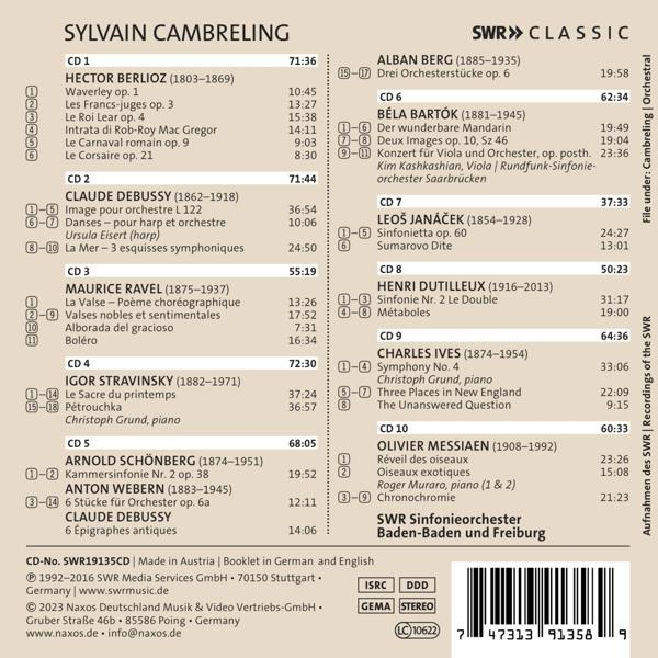 Sylvain Cambreling - Sylvain Cambreling dirigiert Berlioz u.v.m.  - (CD)