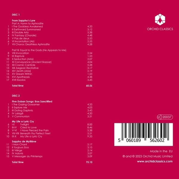 Tenth Muse Ensemble - From Sappho's Lyre  - (CD)