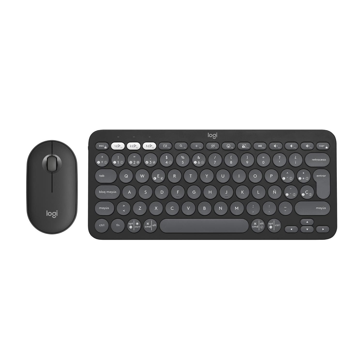 Tastiera + Mouse Logitech Peeble 2 Combo