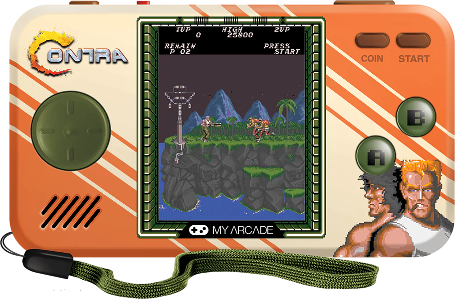 MY ARCADE Contra 2in1 Premium Edition Pocket Player hordozható játékkonzol