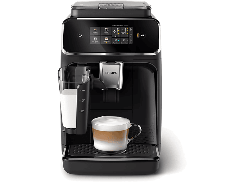 PHILIPS EP2331/10 Series 2300 LatteGo Automata kávégép tejhabosítóval, 1450 W, fekete