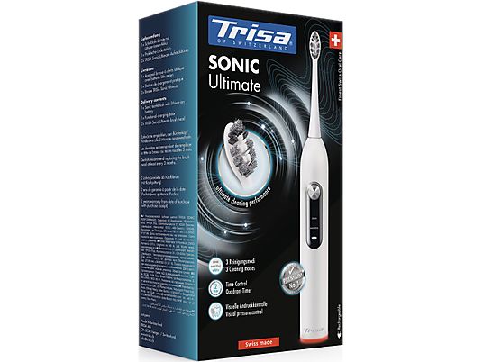 TRISA Sonic Ultimate - Brosse à dents électrique (Blanc)