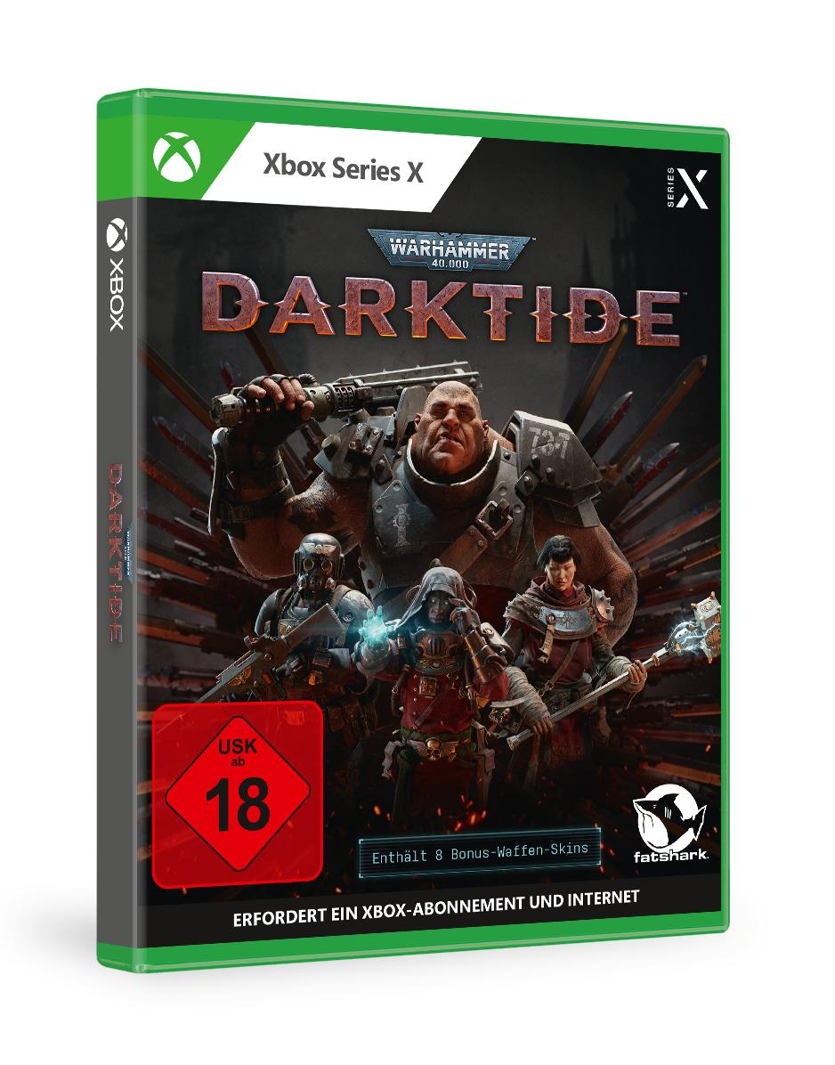 Xbox Series X Spielbox für 'Warhammer 40.000: Darktide'.