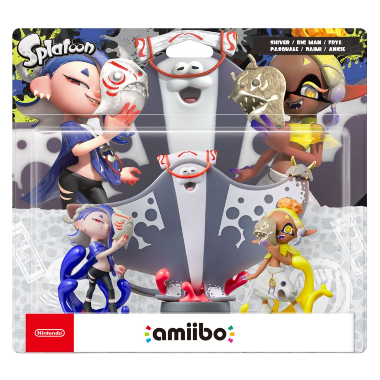NINTENDO Splatoon Amiibo 3-Pack (Shiver/Big Man/Frye)