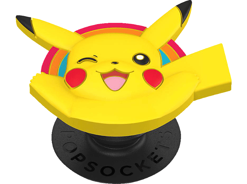 Handyhalterung, Pikachu Mehrfarbig POPSOCKETS PopGrip PopOut Pokémon