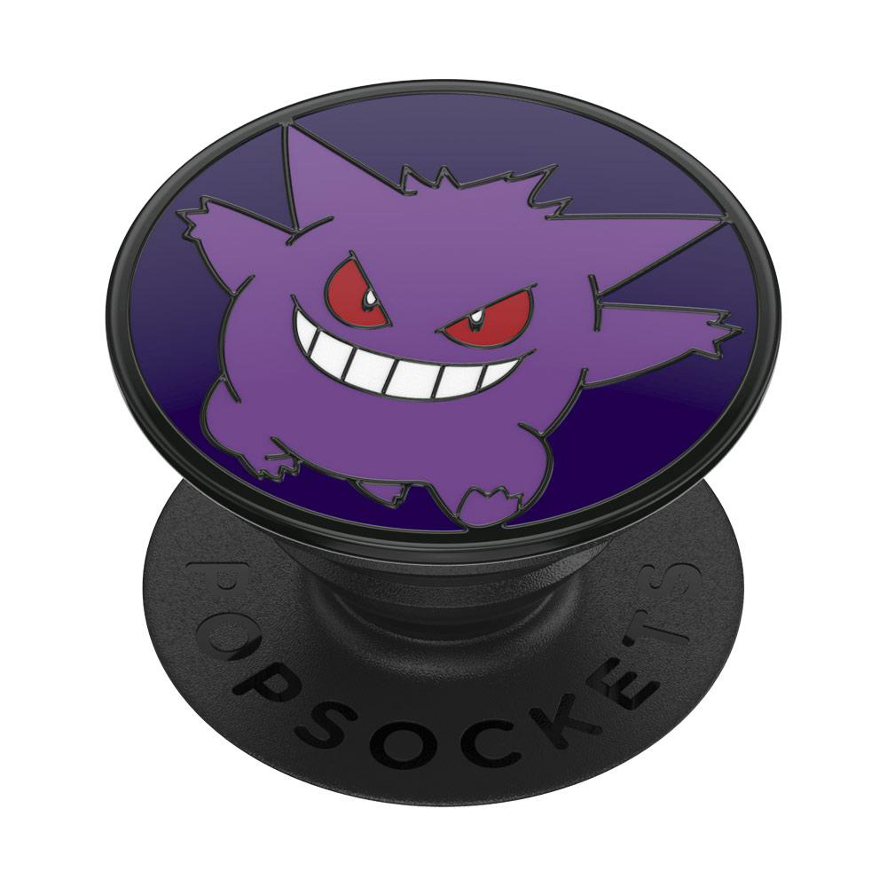 POPSOCKETS PopGrip Handyhalterung, Pokémon Glow-in-the-dark Enamel Gengar