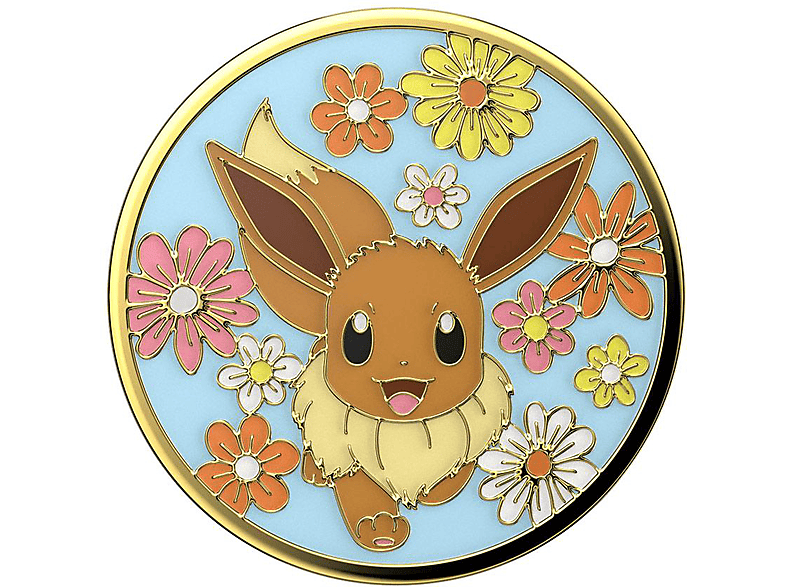 Popsockets PopGrip Pokémon Enamel Floral Eevee; Zusammenklappbarer Griff — Foto 4 von 5
